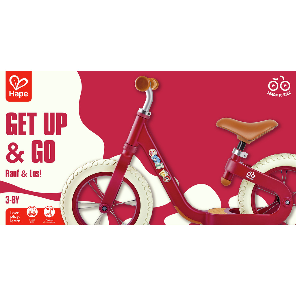 Learn to Ride Balance Bike, red Learn to Ride Balance Bike, red