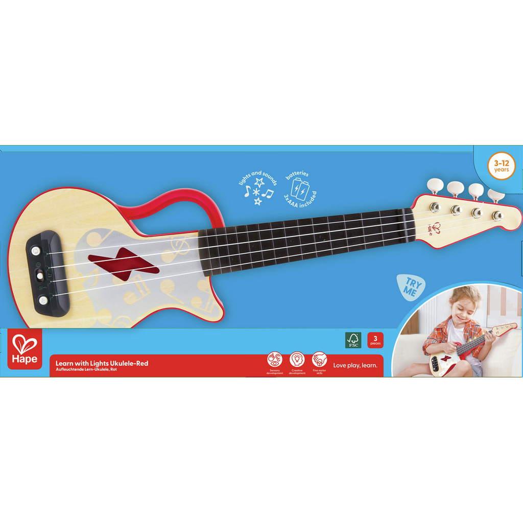 Learn with Lights Ukulele β Red Learn with Lights Ukulele β Red