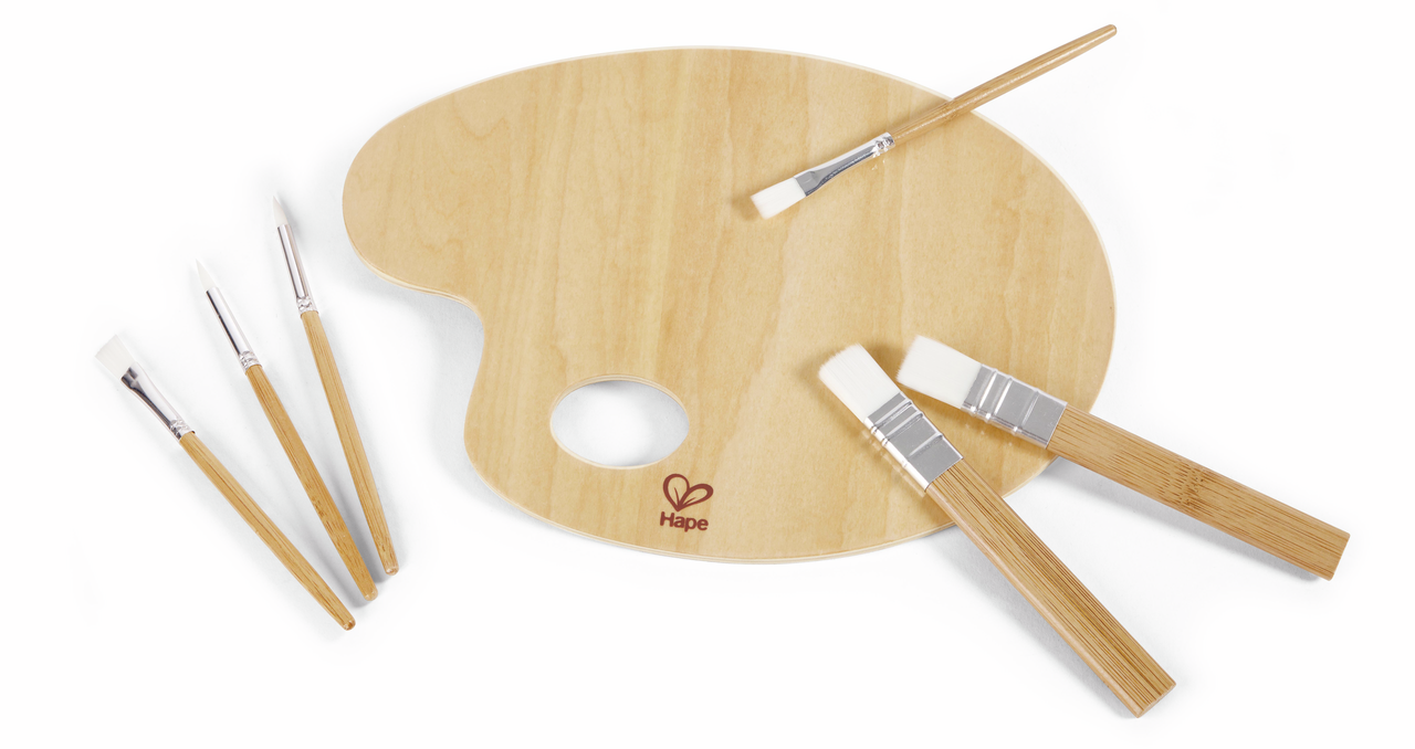 Art Palette and Brush Kit