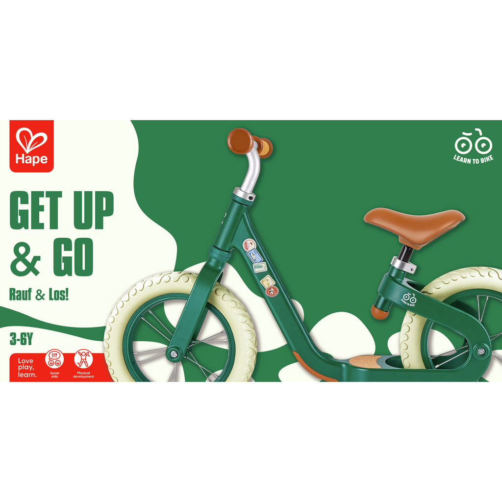 Learn to Ride Balance Bike, green Learn to Ride Balance Bike, green