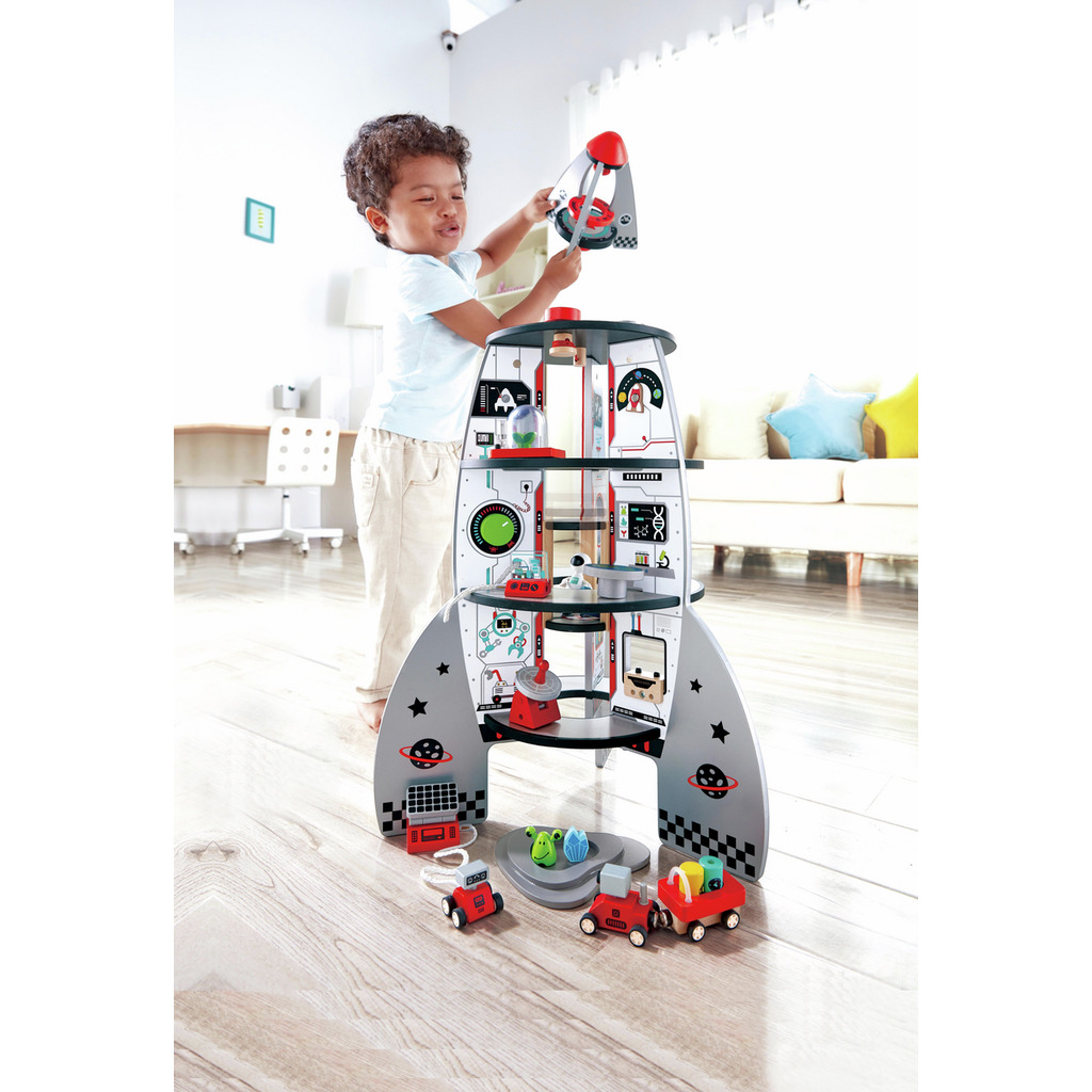 Four-Stage Rocket Ship