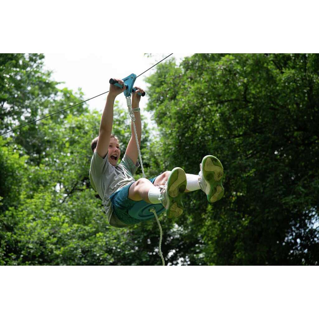 Zip line with brake (quick set-up) Zip line with brake (quick set-up)