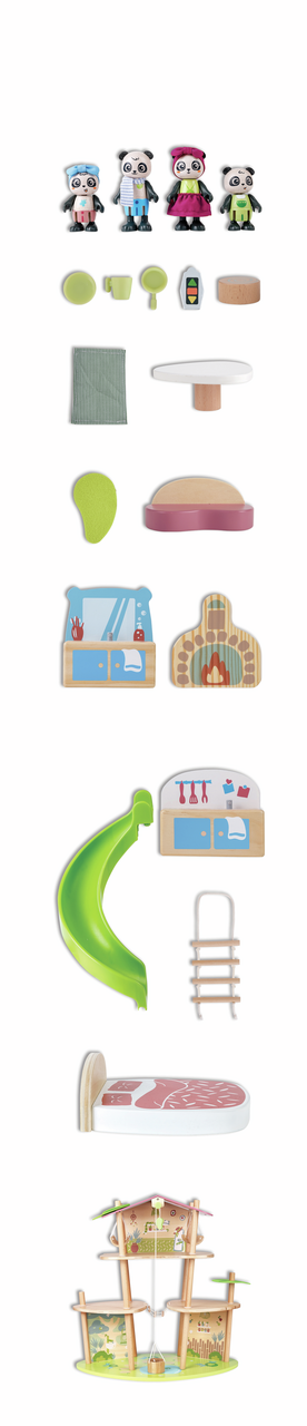 Pandas’ Bamboo House Pandas’ Bamboo House