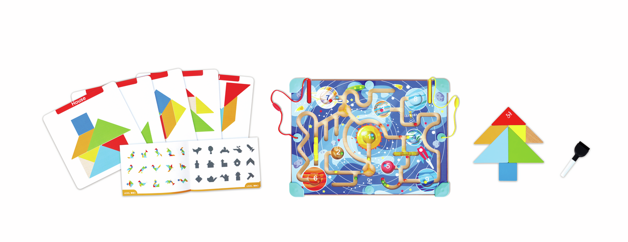 Space Maze & Tangram Board Space Maze & Tangram Board