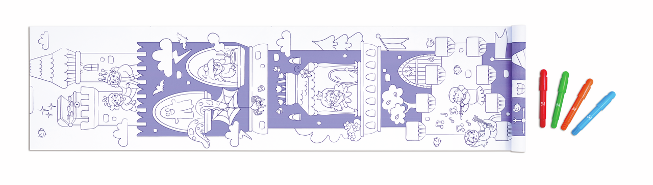 Castle Doodle Paper Roll