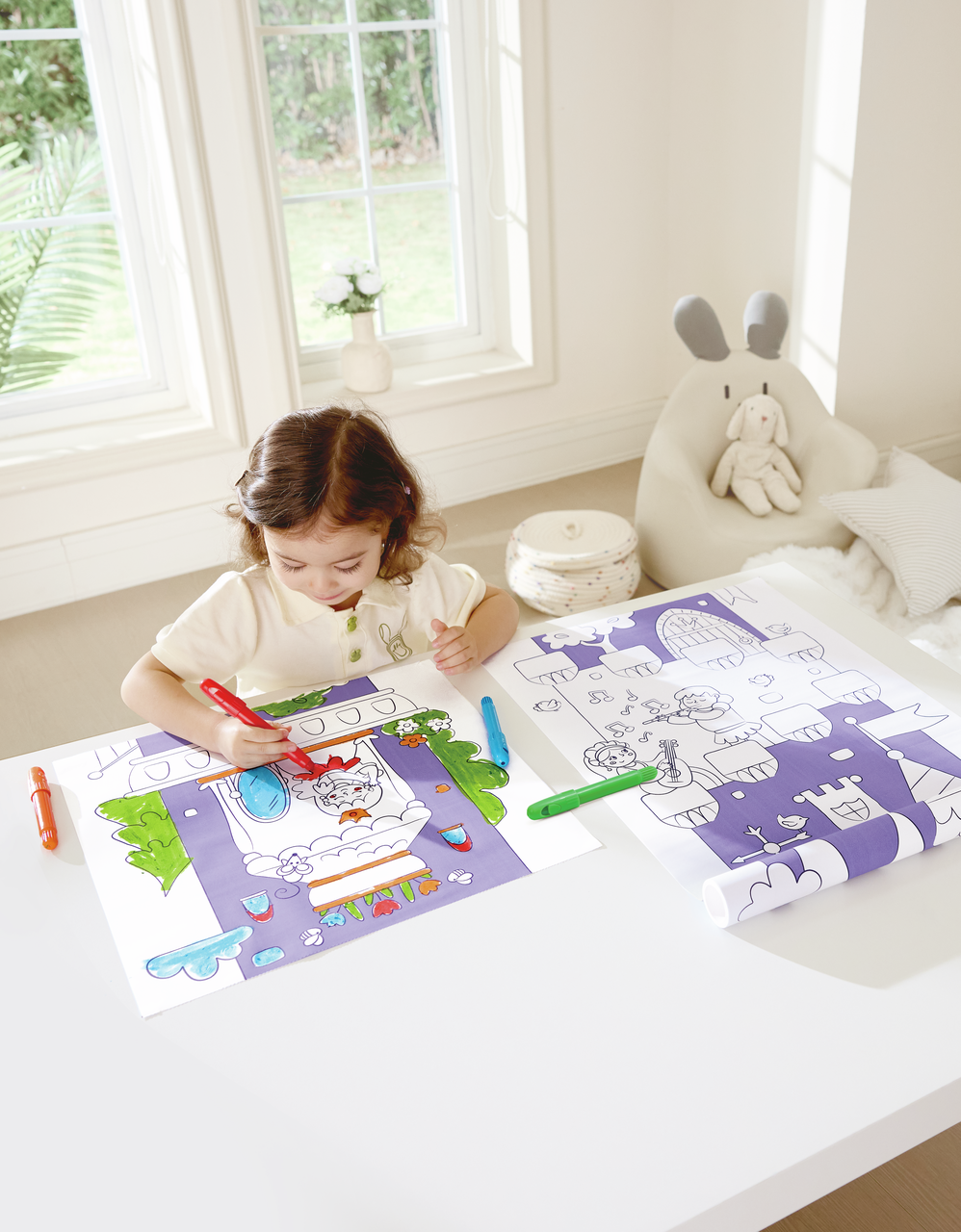 Castle Doodle Paper Roll