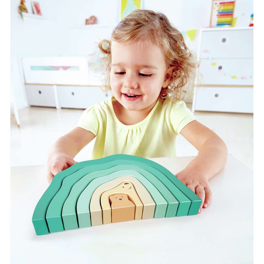 Arctic Polar Bear Stacking Blocks