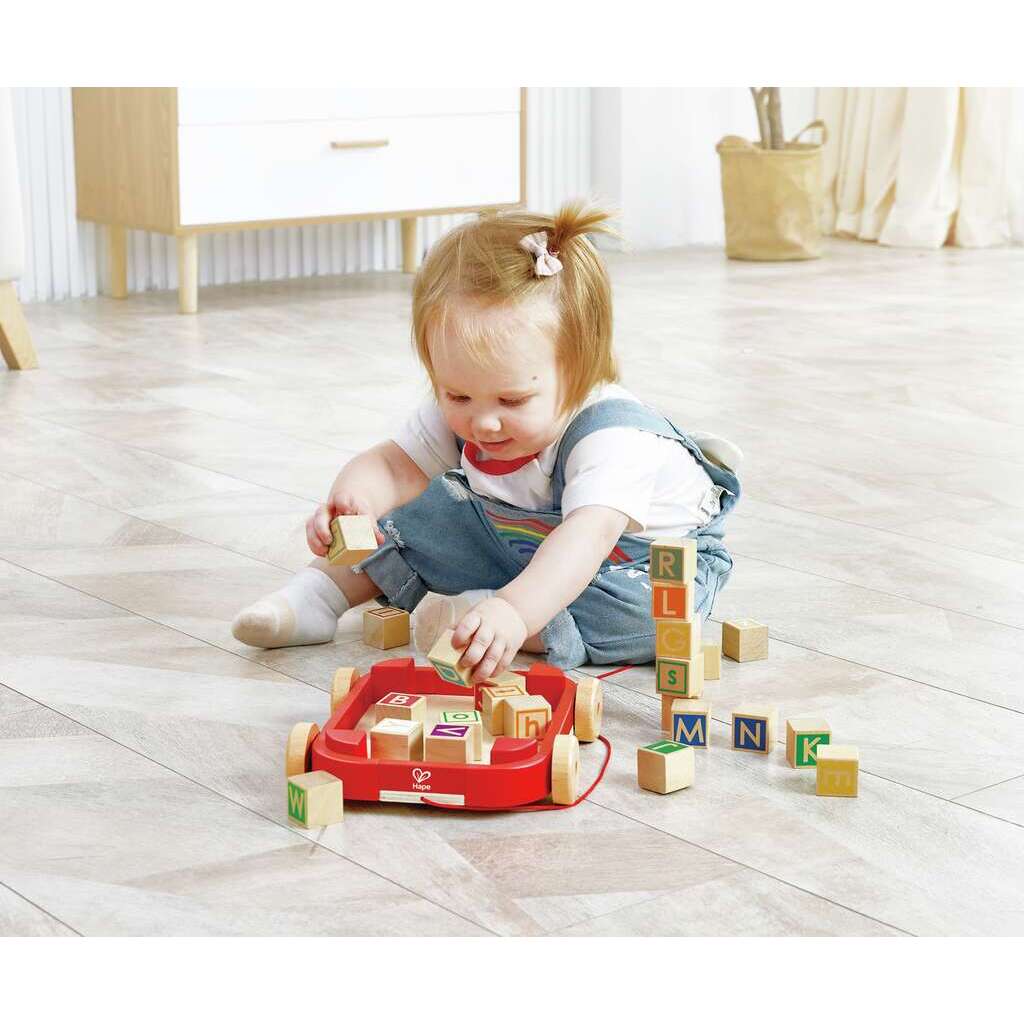 Pull-along Cart with Stacking Blocks Pull-along Cart with Stacking Blocks