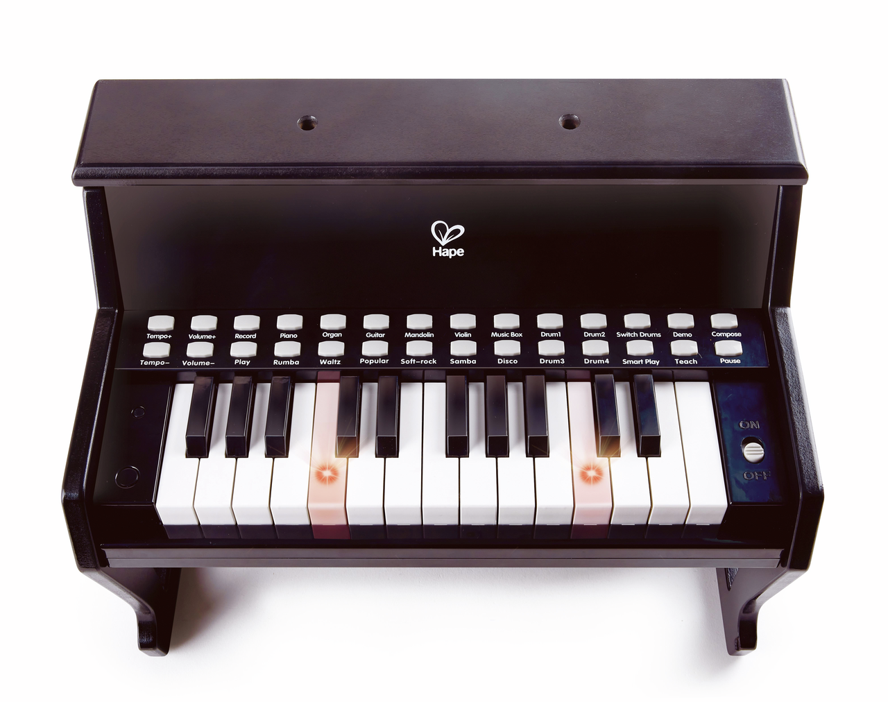 Buy Hape - Learn With Lights Piano - Red