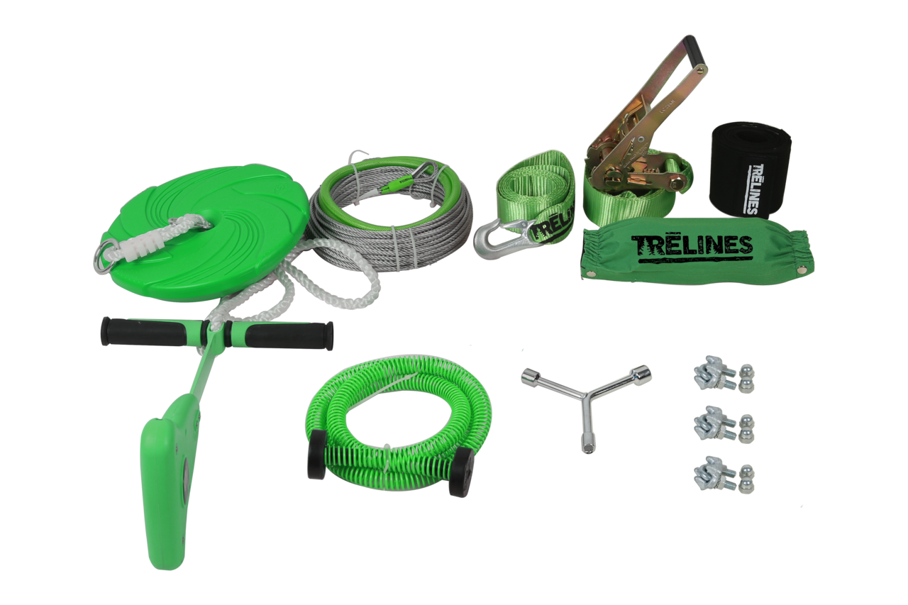 Zip line with brake (quick set-up) Zip line with brake (quick set-up)