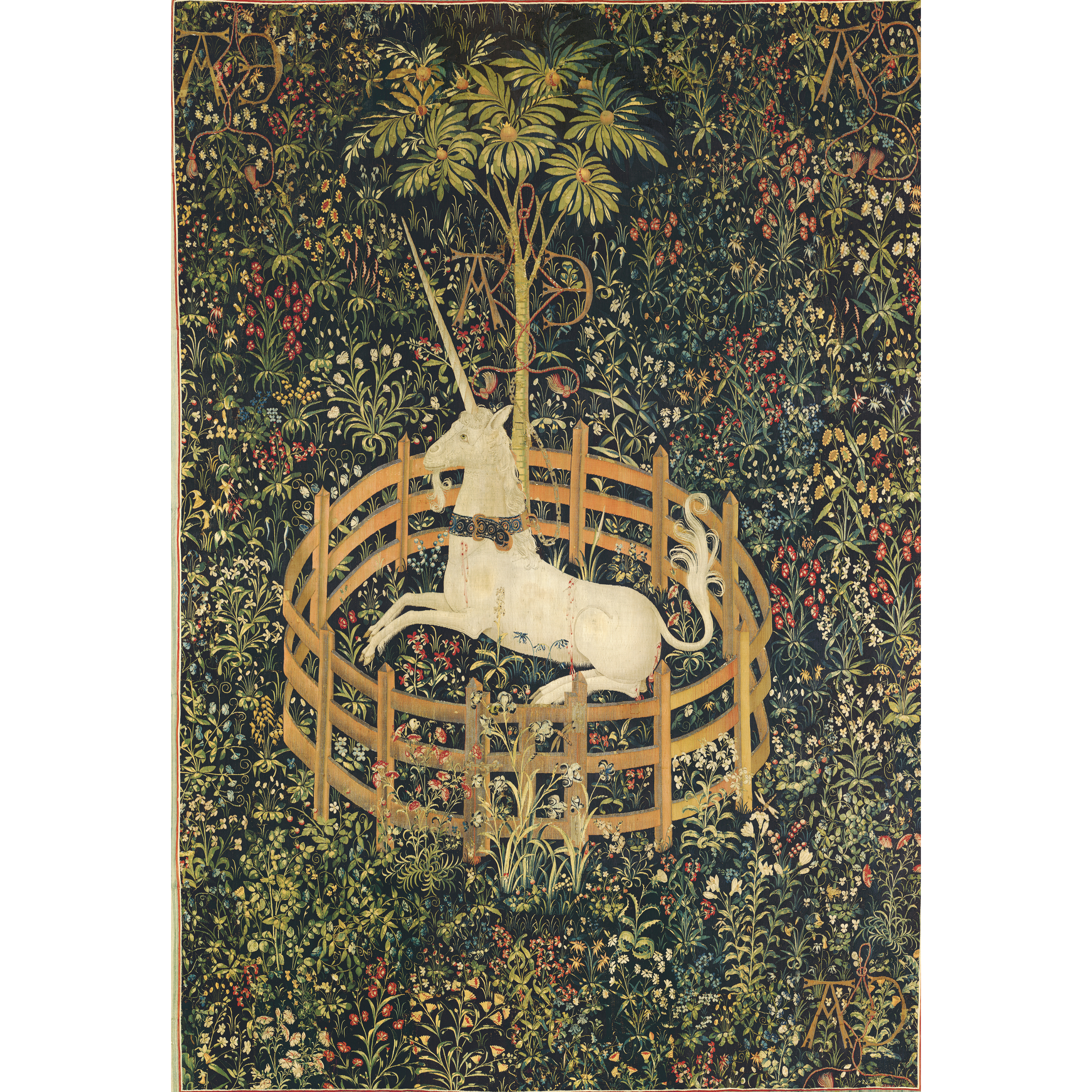 Unicorn in a Garden Puzzle