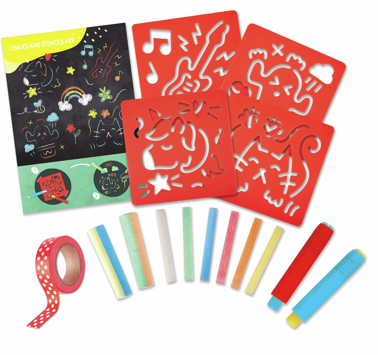 Chalks and Stencils Art