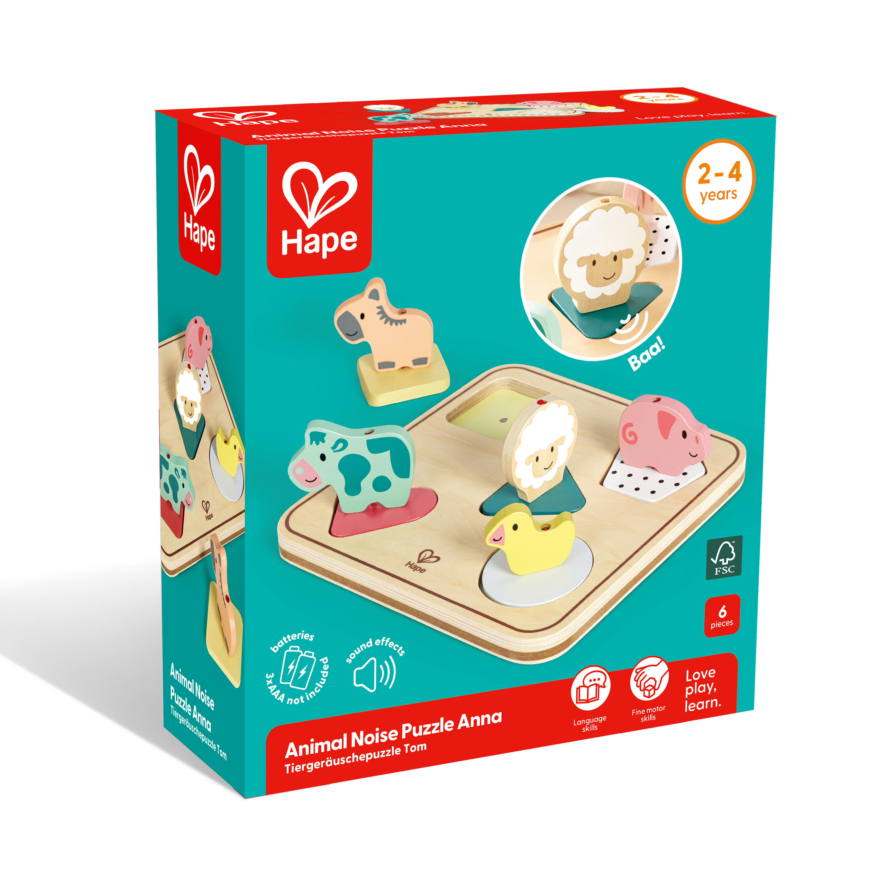 Animal noise puzzle Anna