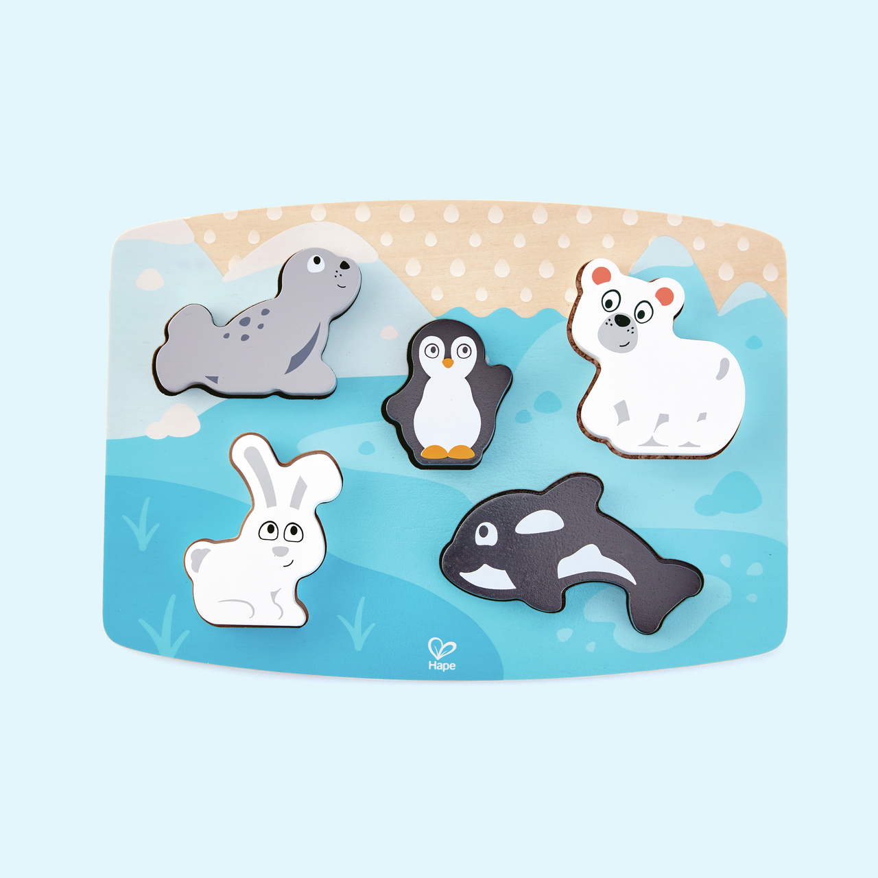 Polar Animal Tactile Puzzle Polar Animal Tactile Puzzle