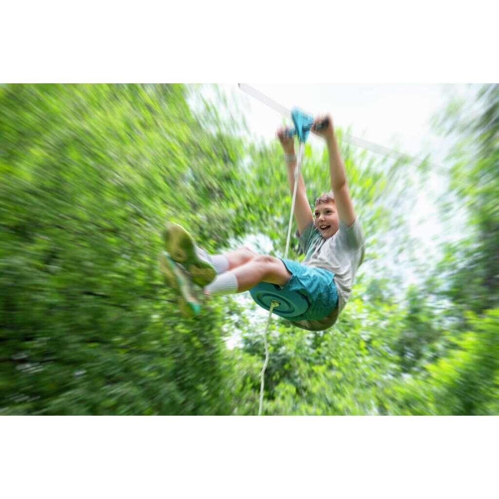 Zip line with brake (quick set-up) Zip line with brake (quick set-up)