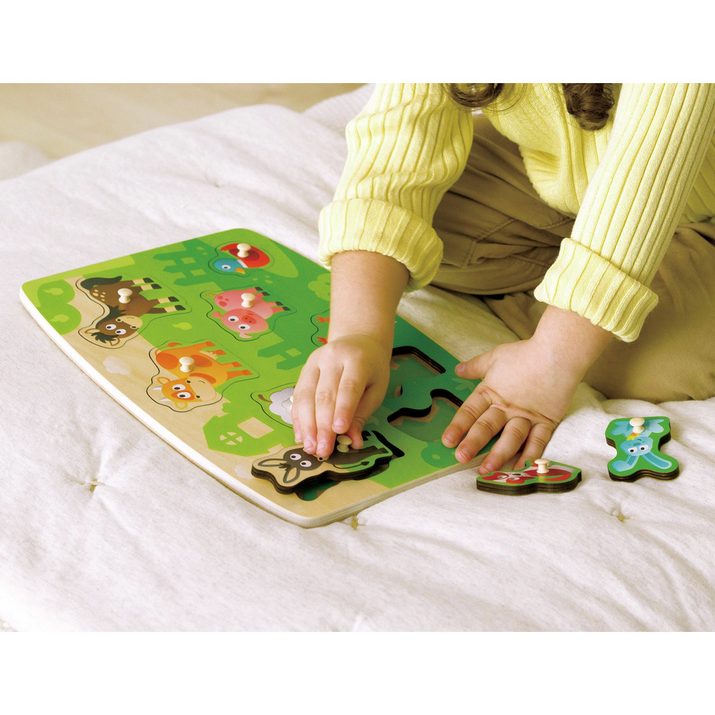 Farmyard Peg Puzzle Farmyard Peg Puzzle