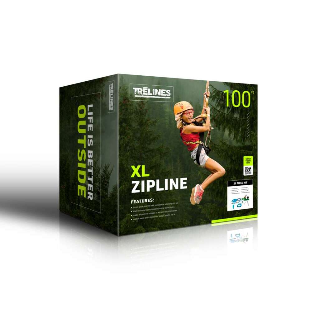 Zip line with brake (quick set-up) Zip line with brake (quick set-up)