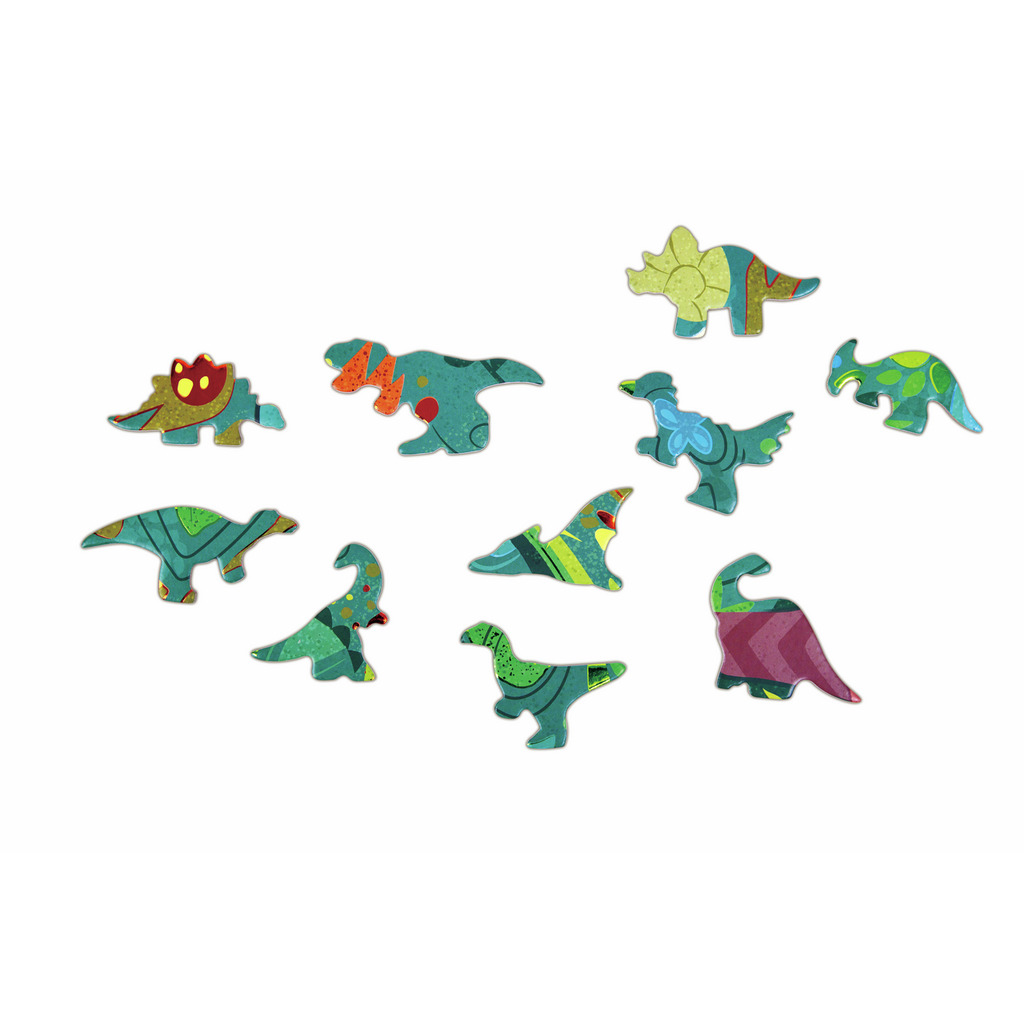 Dinosaur Shimmer Floor Puzzle - 200pcs Dinosaur Shimmer Floor Puzzle - 200pcs