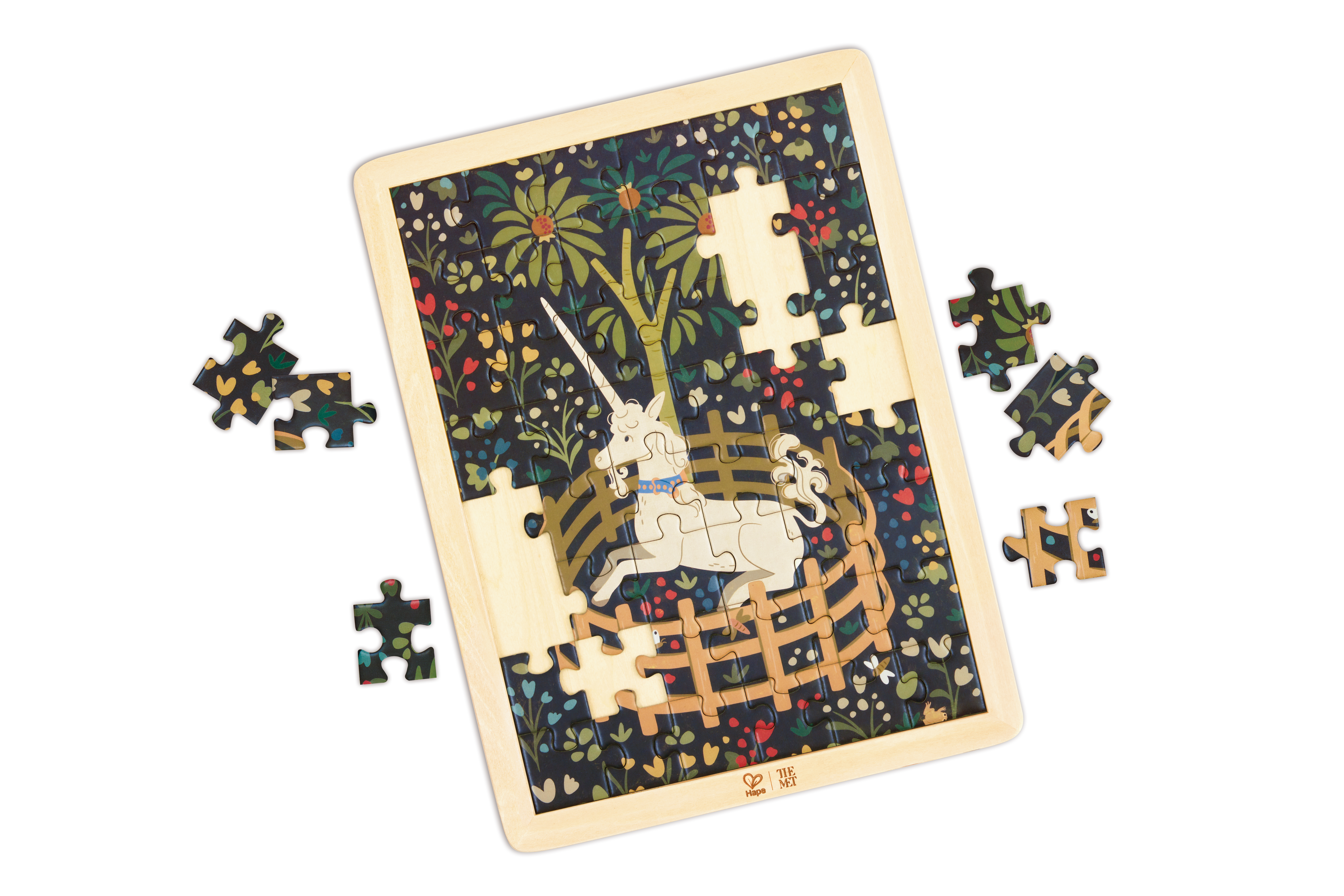 Unicorn in a Garden Puzzle