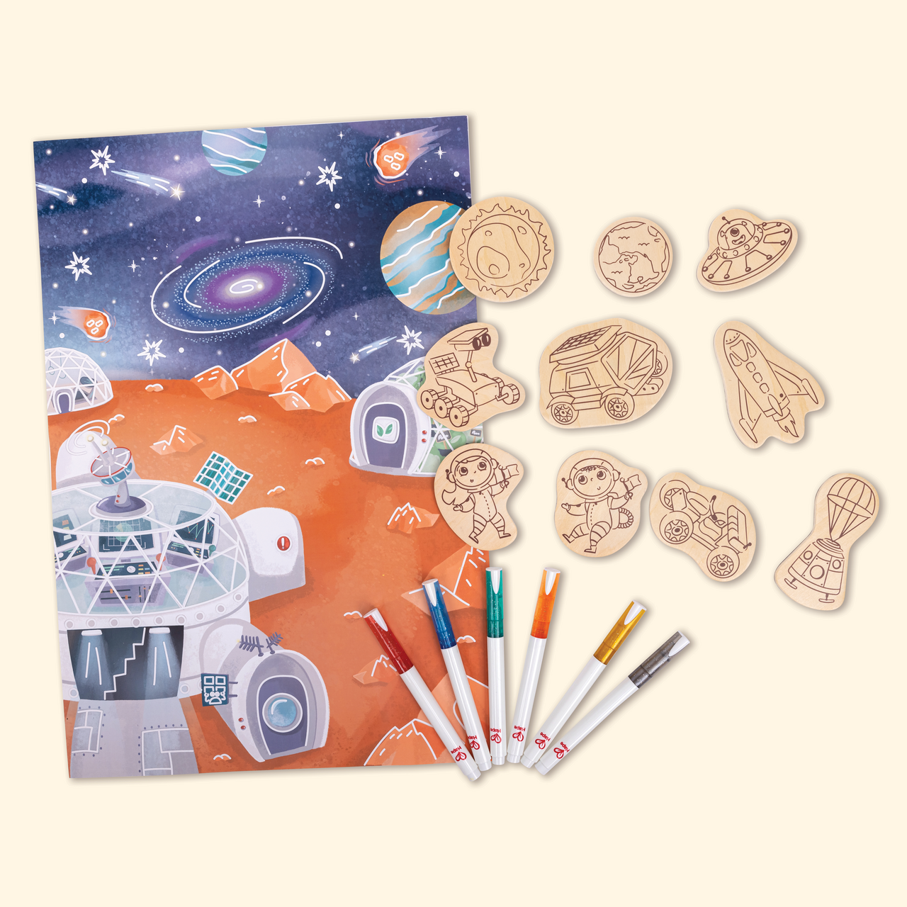 Mars Space Life, Storytelling DIY Magnets Mars Space Life, Storytelling DIY Magnets