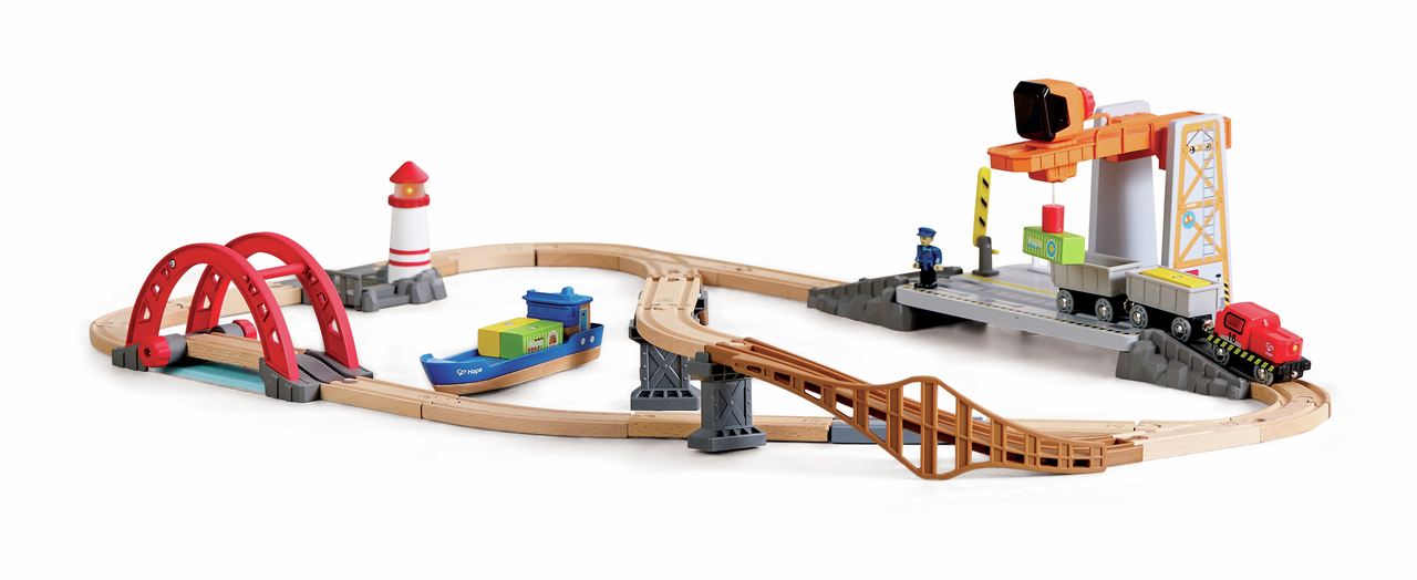 Sea & Rail Cargo Transportation Set