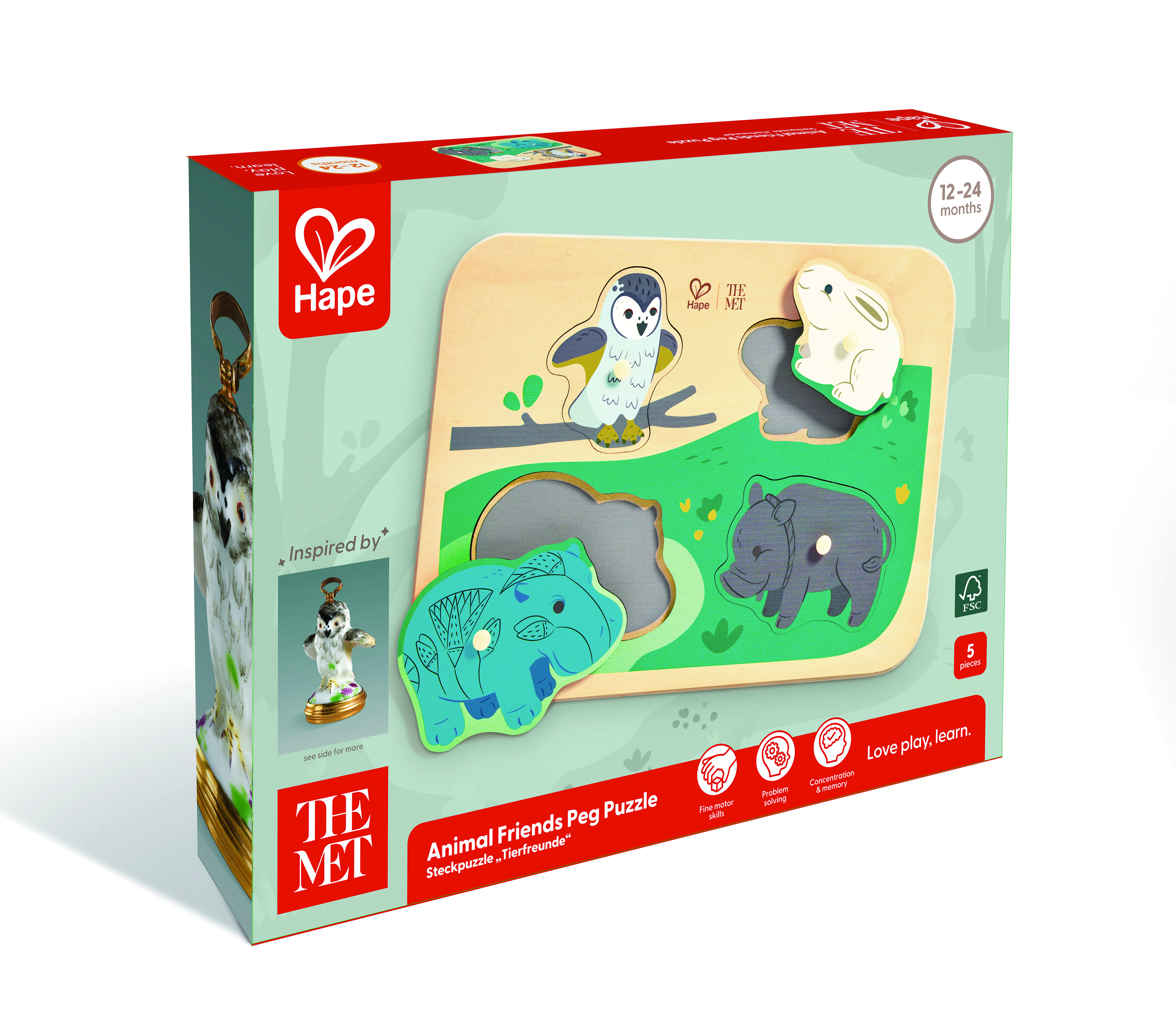 Animal Friends Peg Puzzle