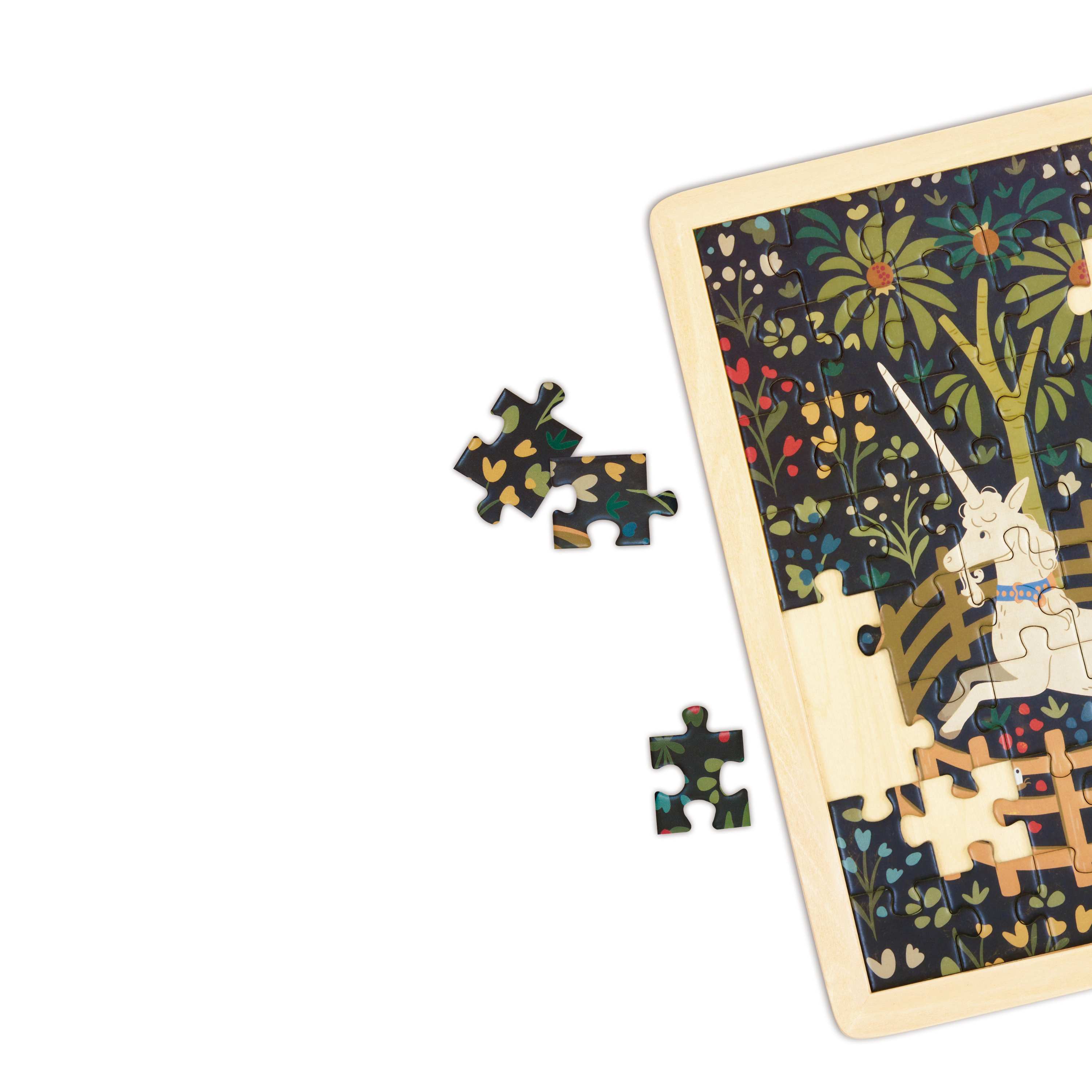 Unicorn in a Garden Puzzle