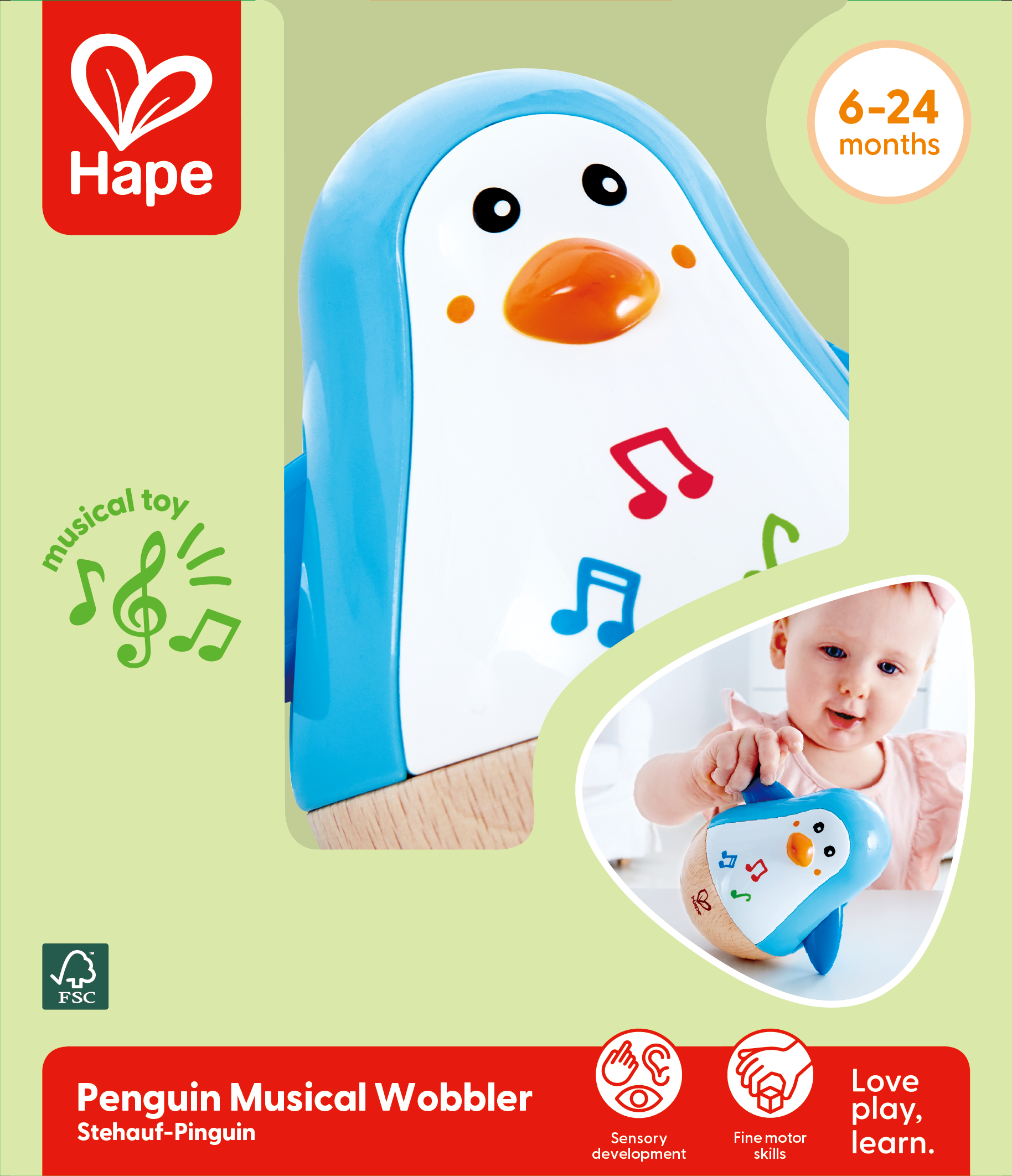 Penguin Music Wobbler