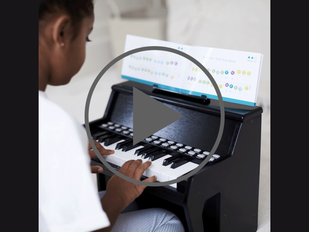Learn with Lights Piano, Black  Learn with Lights Piano, Black