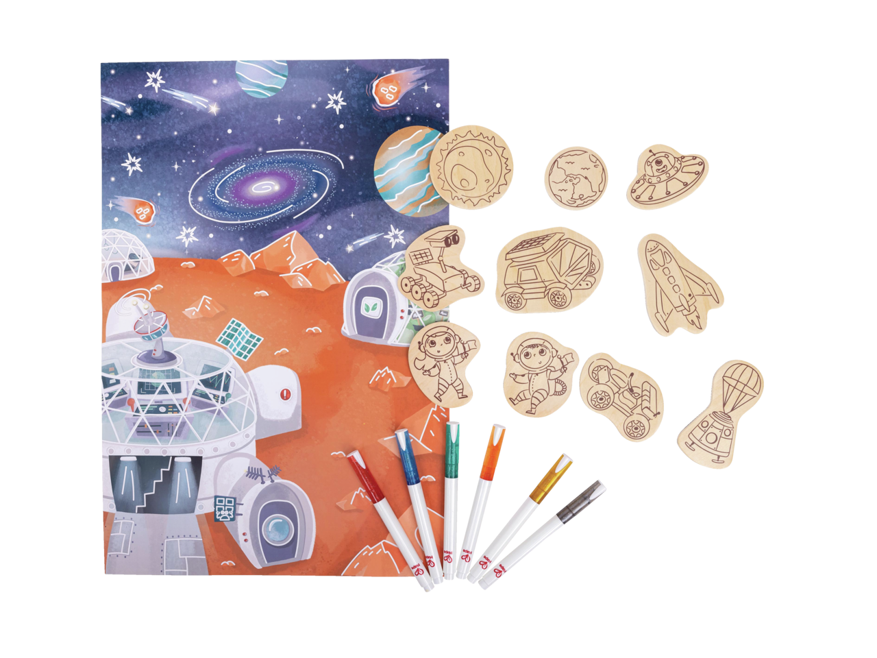 Mars Space Life, Storytelling DIY Magnets Mars Space Life, Storytelling DIY Magnets