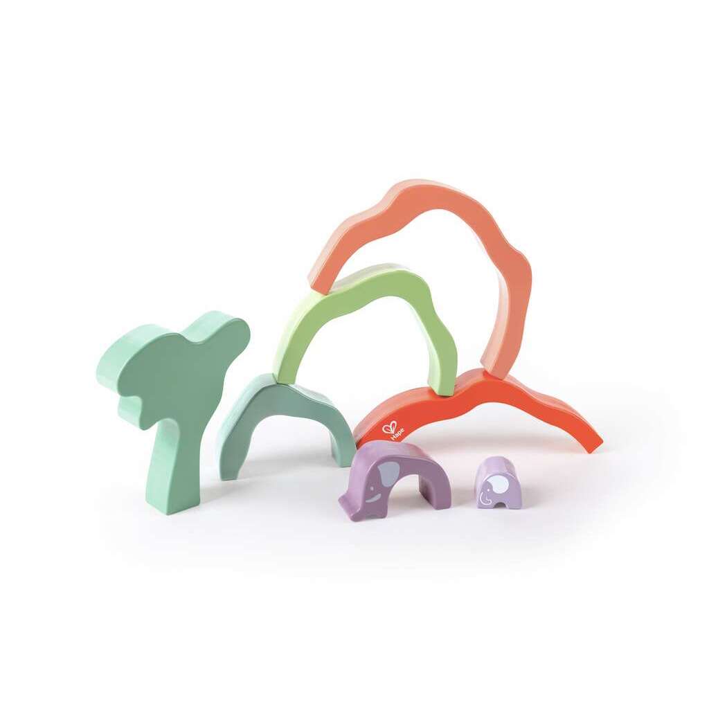 Safari Elephant Stacking Blocks