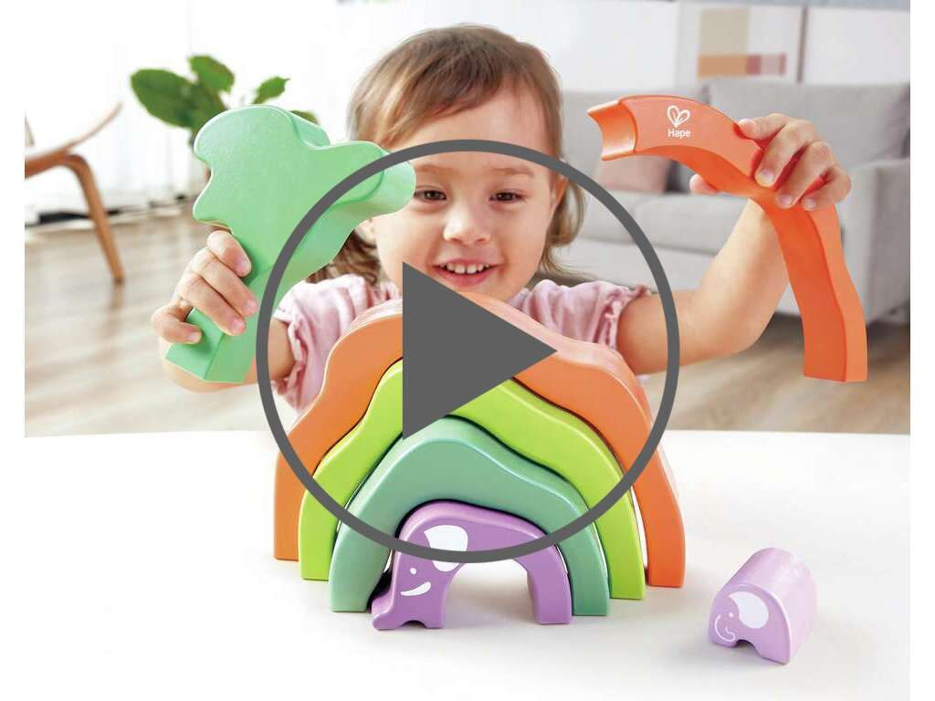 Safari Elephant Stacking Blocks