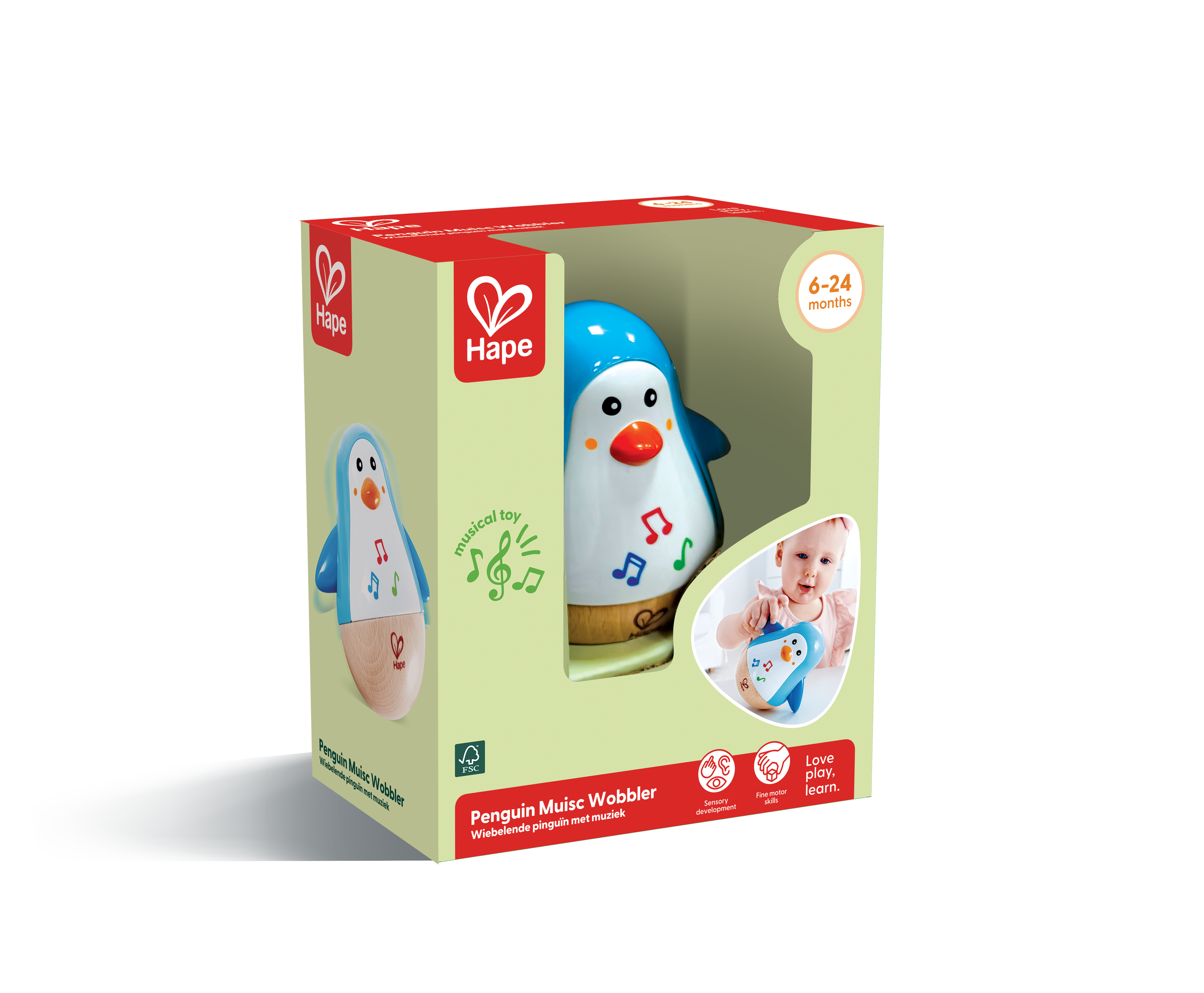 Penguin Music Wobbler