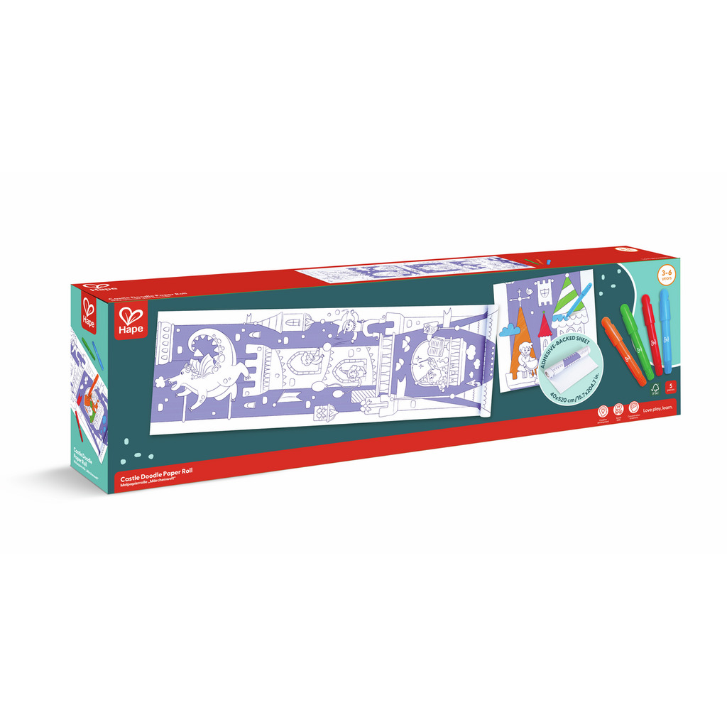 Castle Doodle Paper Roll