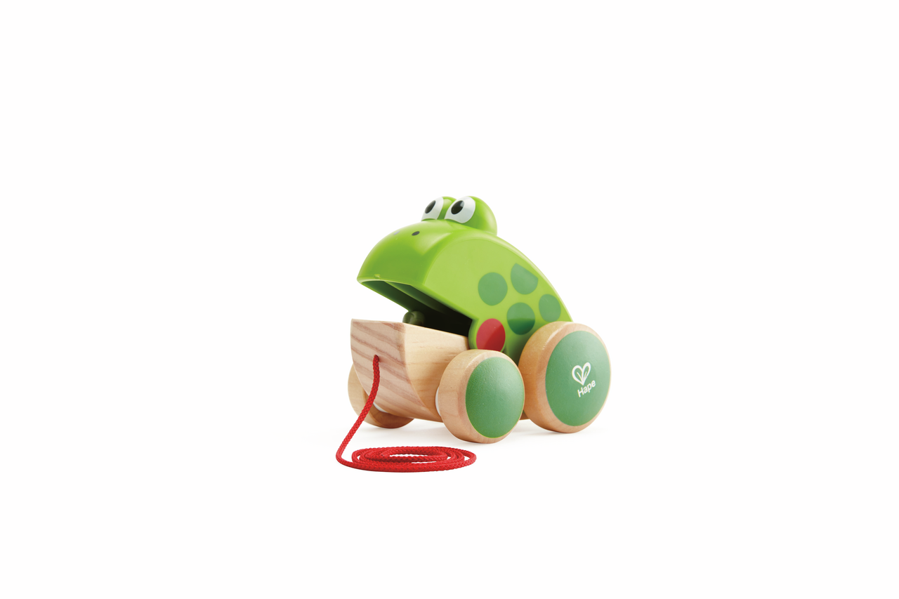Pull along Frog