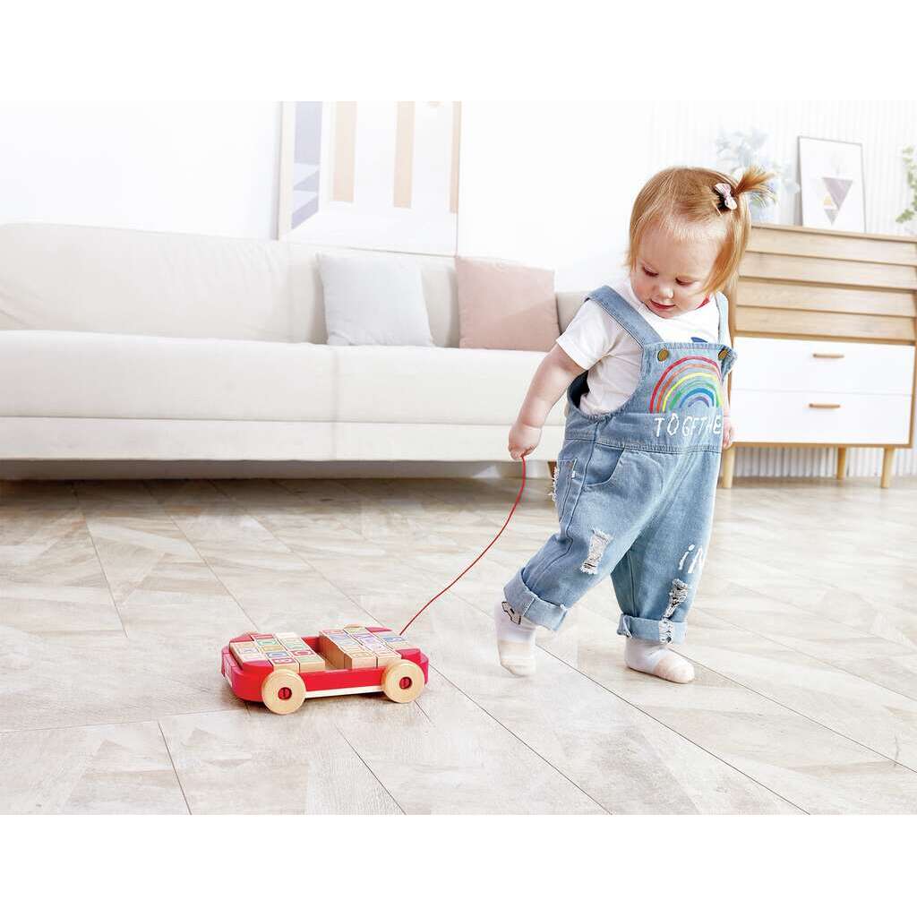 Pull-along Cart with Stacking Blocks Pull-along Cart with Stacking Blocks