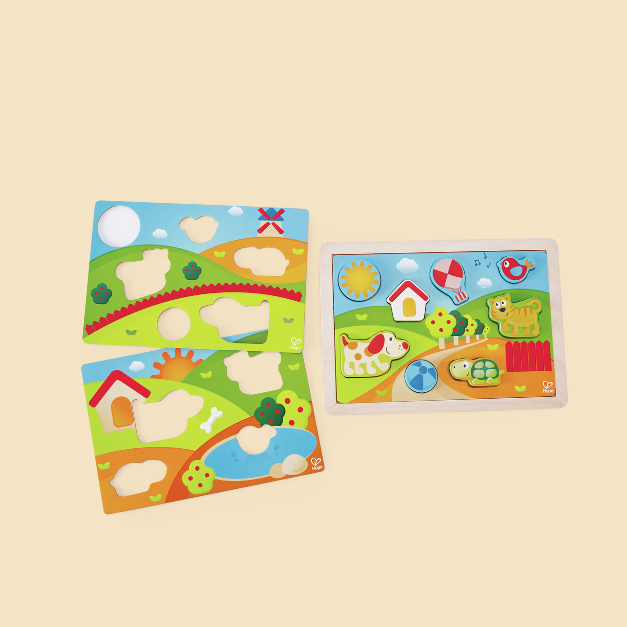 Sunny Valley Puzzle 3 in 1
