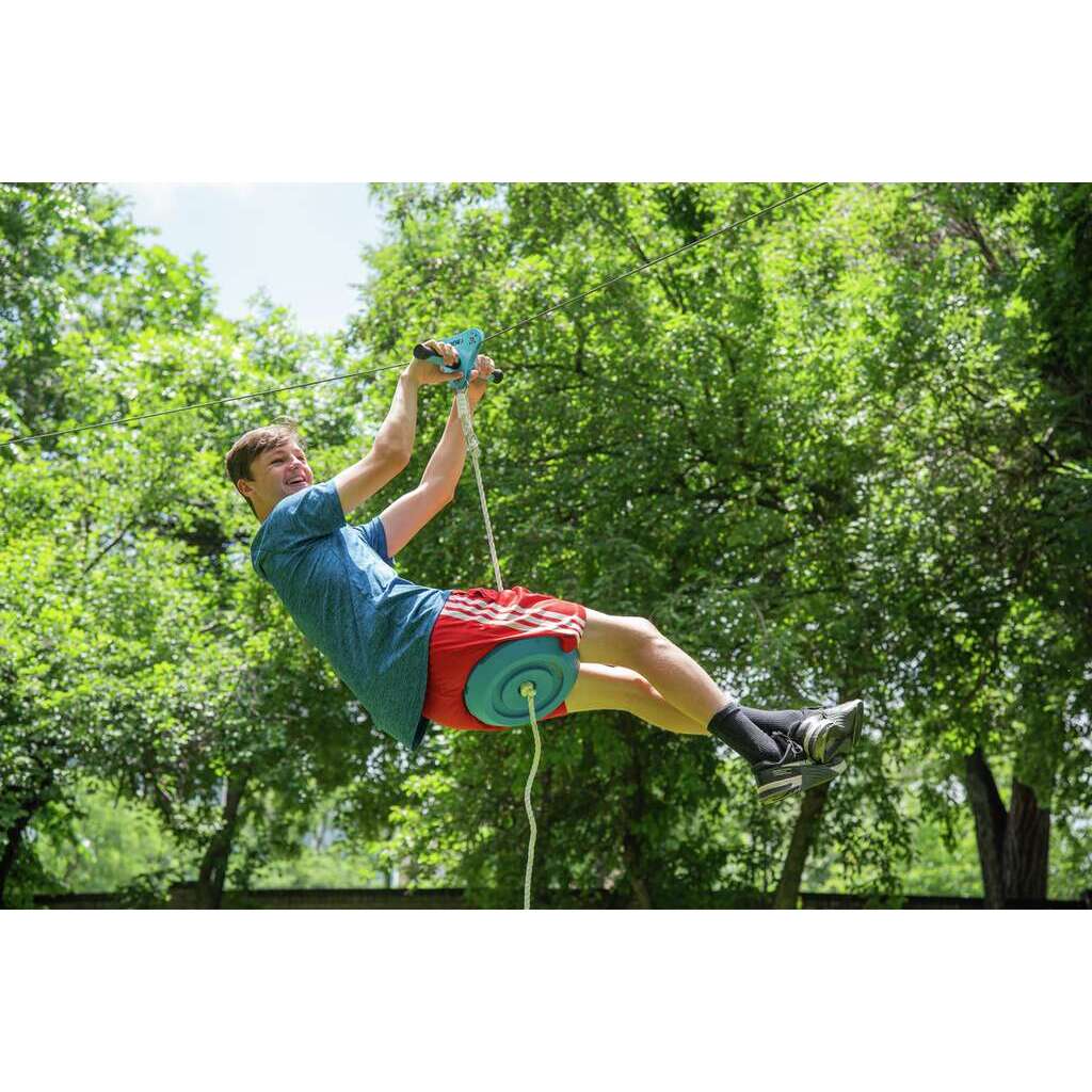 Zip line with brake (quick set-up) Zip line with brake (quick set-up)