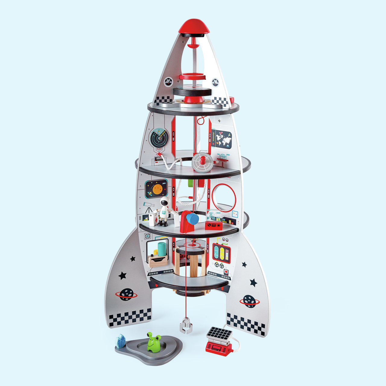 Four-Stage Rocket Ship