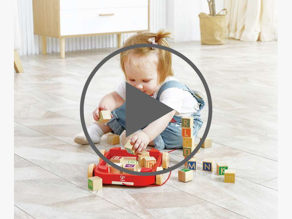 Pull-along Cart with Stacking Blocks Pull-along Cart with Stacking Blocks