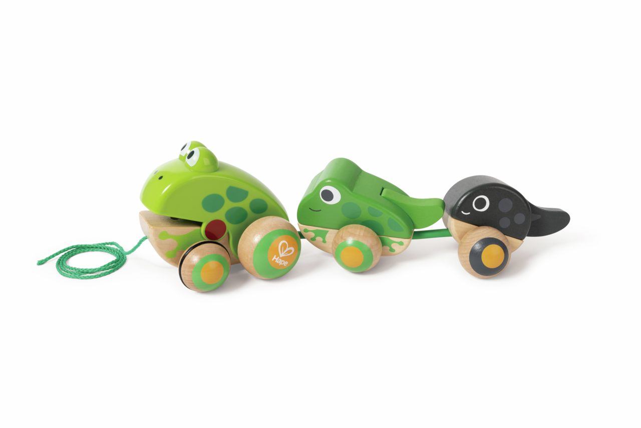 Pull-Along Frog Family Pull-Along Frog Family