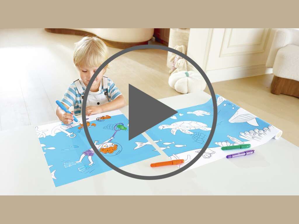 Ocean Doodle Paper Roll